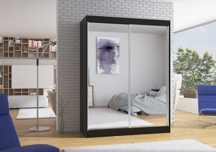 Шкаф ADRK Furniture Florest 150, черный цвет цена и информация | Шкафы | hansapost.ee