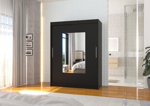 Шкаф ADRK Furniture Dorrigo 150, черный цвет цена и информация | Шкафы | hansapost.ee