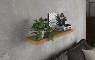Полка ADRK Furniture Andrea 100х26 см, коричневый цвет цена и информация | Полки | hansapost.ee