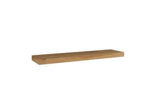 Полка ADRK Furniture Andrea 120x26 см, коричневая цена и информация | Полки | hansapost.ee