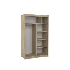 Шкаф ADRK Furniture со светодиодной подсветкой Texas 120, темно-коричневый цвет цена и информация | Шкафы | hansapost.ee