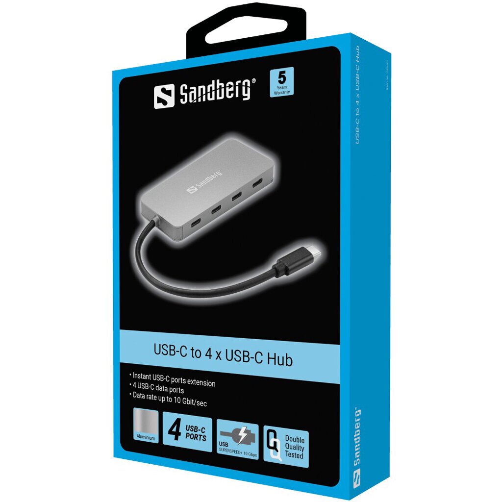 SANDBERG 136-41 hind ja info | USB adapterid ja jagajad | hansapost.ee