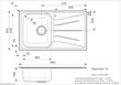 Roostevabast terasest köögivalamu Reginox Diplomat 10 LUX (R), 86x50 cm hind ja info | Köögivalamud | hansapost.ee
