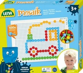 Värviline mosaiik Lena, 100 tk. hind ja info | Arendavad laste mänguasjad | hansapost.ee