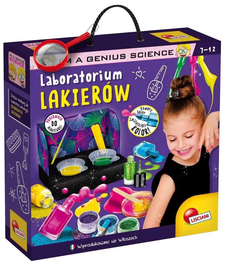 Küünelaki loomise komplekt Lisciani Genius Laboratory hind ja info | Arendavad laste mänguasjad | hansapost.ee