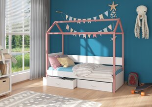 Кровать ADRK Furniture Otello 80x180 см, белая цена и информация | Детские кровати | hansapost.ee