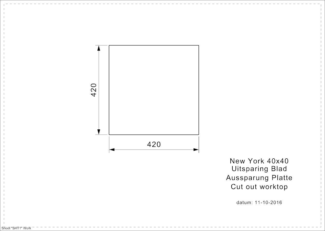 Roostevabast terasest köögivalamu Reginox New York 40/40 (L) hind ja info | Köögivalamud | hansapost.ee