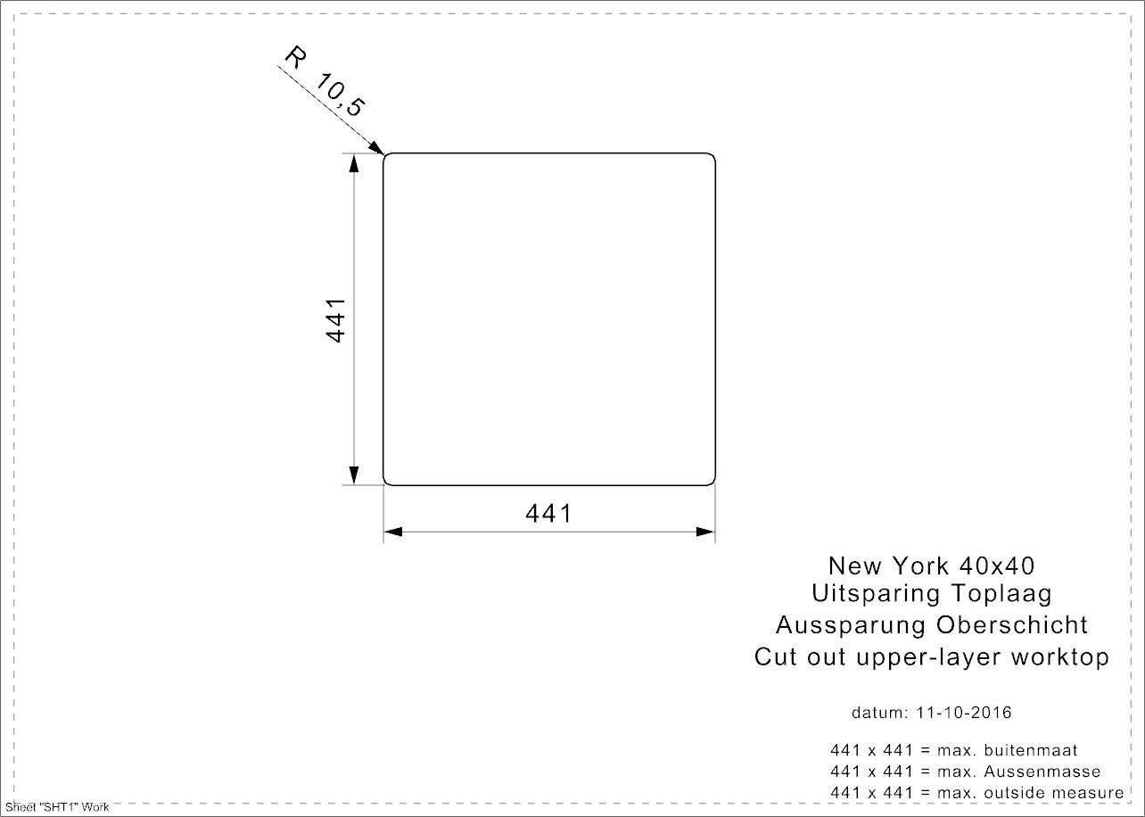 Roostevabast terasest köögivalamu Reginox New York 40/40 (L) hind ja info | Köögivalamud | hansapost.ee