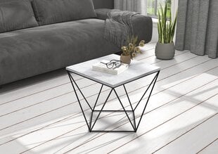 Журнальный столик ADRK Furniture Diana 50x50см, серый/черный цвет цена и информация | Журнальные столики | hansapost.ee
