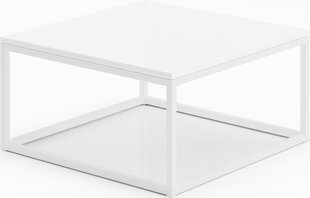 Журнальный столик ADRK Furniture Belten 65x65см, белый цвет цена и информация | Журнальные столики | hansapost.ee