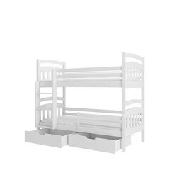 Narivoodi ADRK Furniture Ada 80x180cm, valge hind ja info | Lastevoodid | hansapost.ee