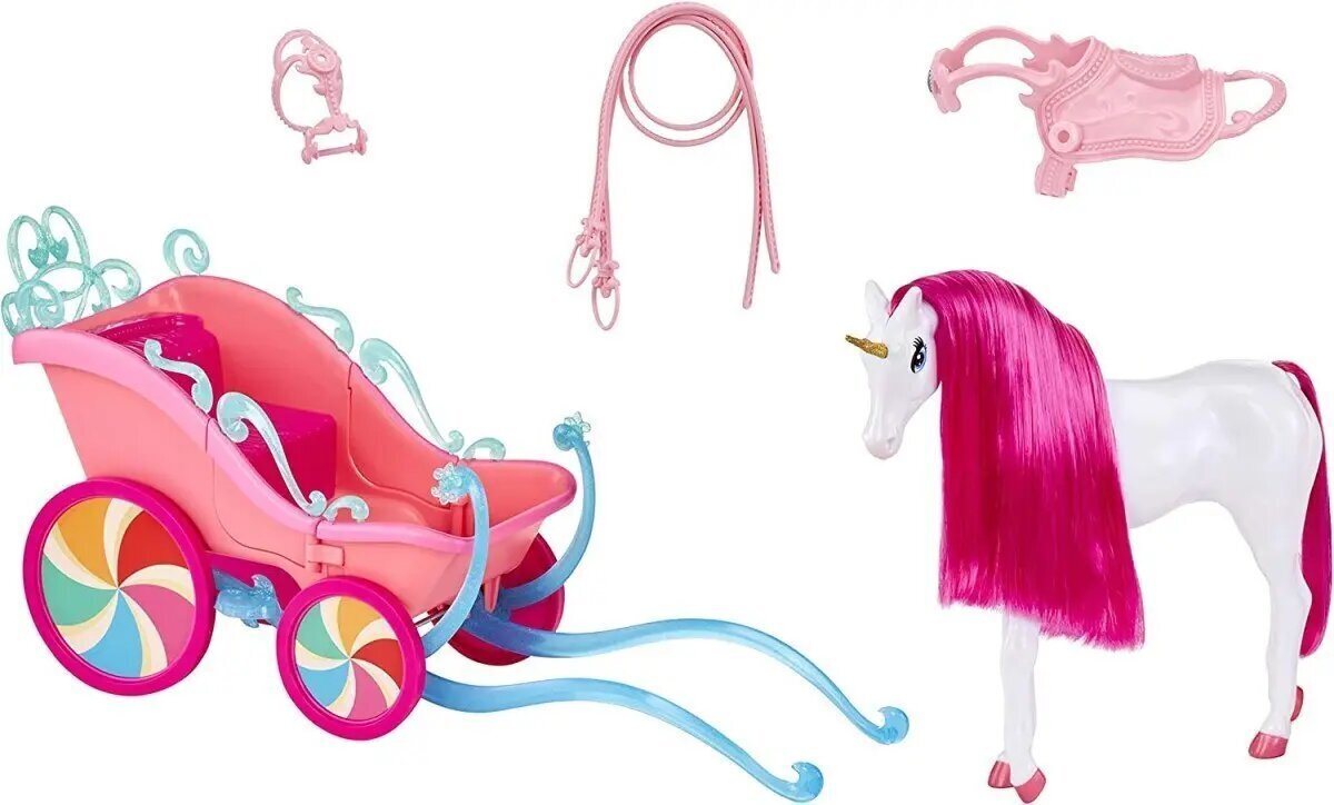 Ükssarvik kaarikuga Unicorn Candy Carriage Ella Candy hind ja info | Mänguasjad tüdrukutele | hansapost.ee