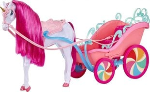 Ükssarvik kaarikuga Unicorn Candy Carriage Ella Candy hind ja info | Mänguasjad tüdrukutele | hansapost.ee