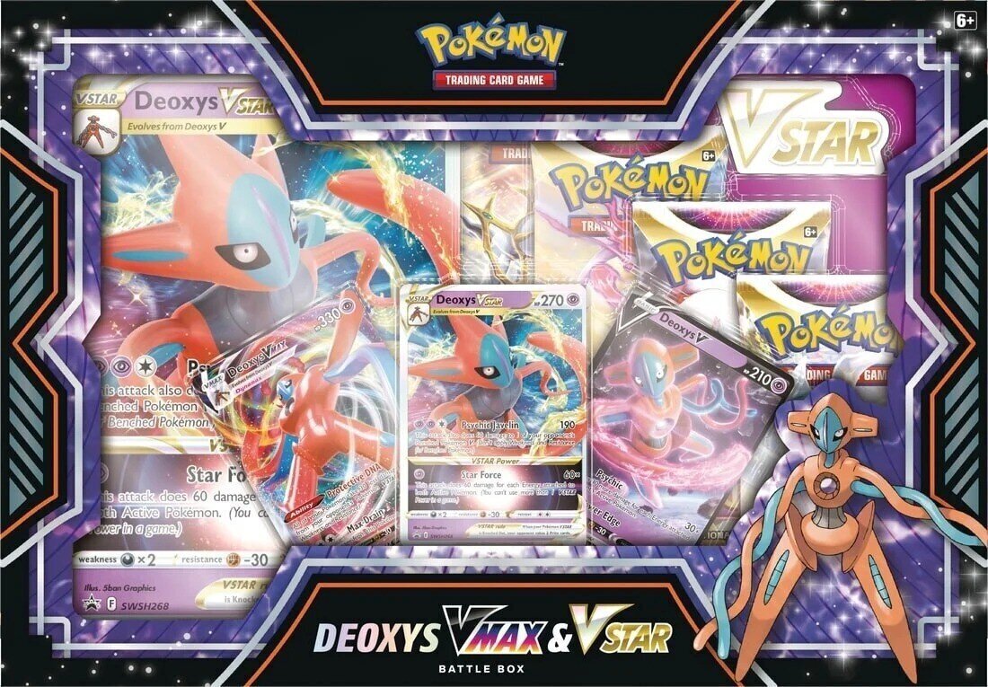 Lauamäng Pokemon TCG Vmax & Vstar Battle Box Deoxys, EN цена и информация | Lauamängud ja mõistatused perele | hansapost.ee