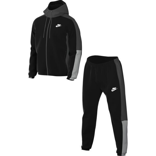 Defektiga toode. Nike meeste dressikomplekt NSW SPE WVN HD TRK SUIT, must-hall, XL цена и информация | Defektiga tooted | hansapost.ee