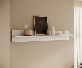 Полка ADRK Furniture 1P Cesiro, белый цвет цена и информация | Полка | hansapost.ee