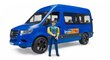 Matkaauto Bruder MB Sprinter figuuriga 02681 цена и информация | Mänguasjad poistele | hansapost.ee