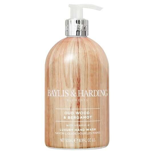 Vedel käteseep Baylis & Harding Elements Oud & Bergamot, 500 ml цена и информация | Seebid | hansapost.ee