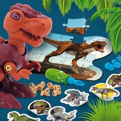 Набор Динозавр T-REX с пазлом цена и информация | Развивающие игрушки для детей | hansapost.ee