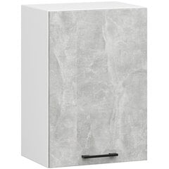 Кухонный шкаф Akord Oliwia W50, белый/серый цвет цена и информация | Кухонные шкафчики | hansapost.ee