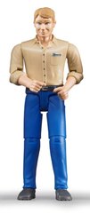 Фигурка Мужчина с синими джинсами BRUDER, 60006 цена и информация | Игрушки для мальчиков | hansapost.ee