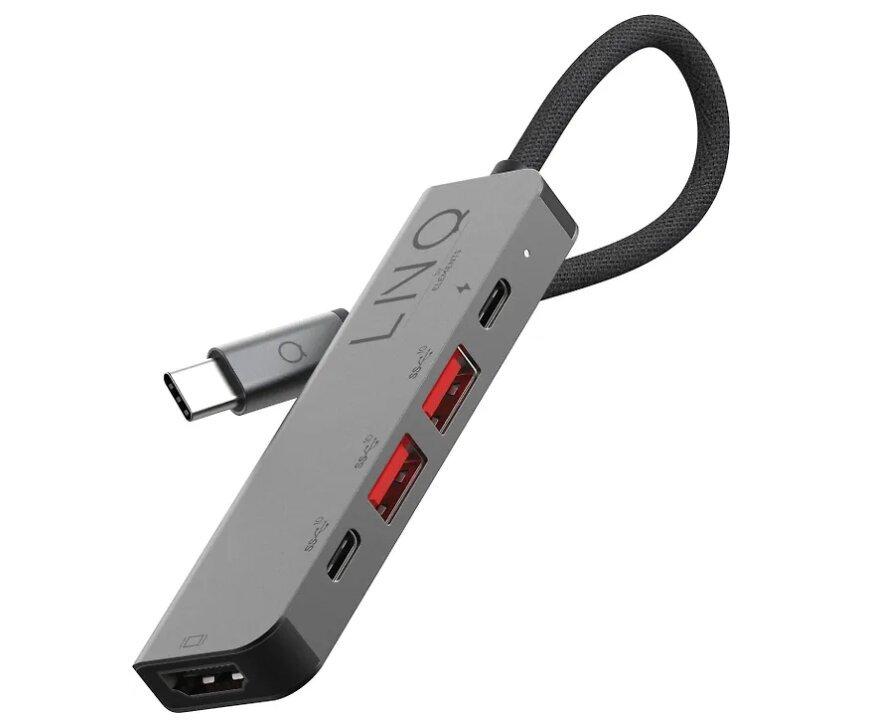 LINQ 5 in 1 PRO USB-C цена и информация | Juhtmed ja kaablid | hansapost.ee