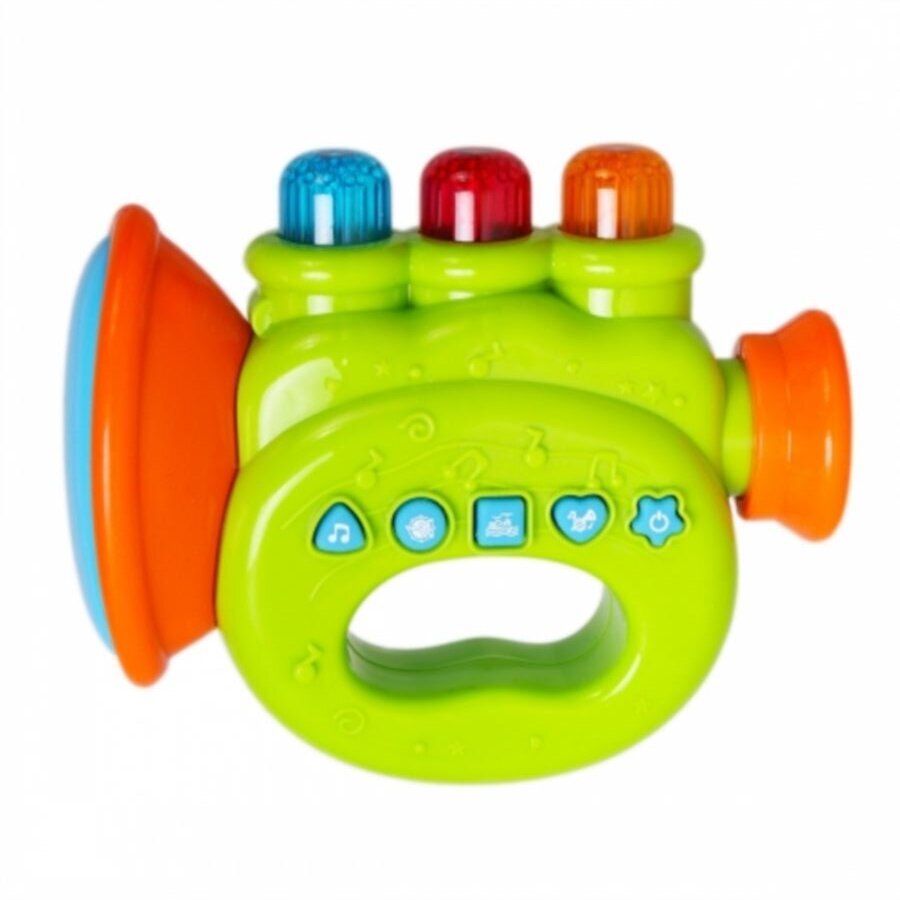 Interaktiivne trompet valguse ja heliefektidega цена и информация | Arendavad laste mänguasjad | hansapost.ee