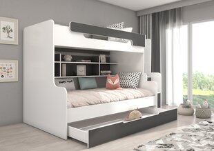 Детская кровать ADRK Furniture Harell, белый/серый цвет цена и информация | Детскиe кровати | hansapost.ee