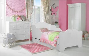 Lastevoodi Adrk Furniture Casimo, valge hind ja info | Lastevoodid | hansapost.ee