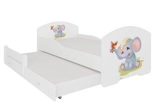 Lastevoodi Adrk Furniture Pepe II, valge цена и информация | Детские кровати | hansapost.ee