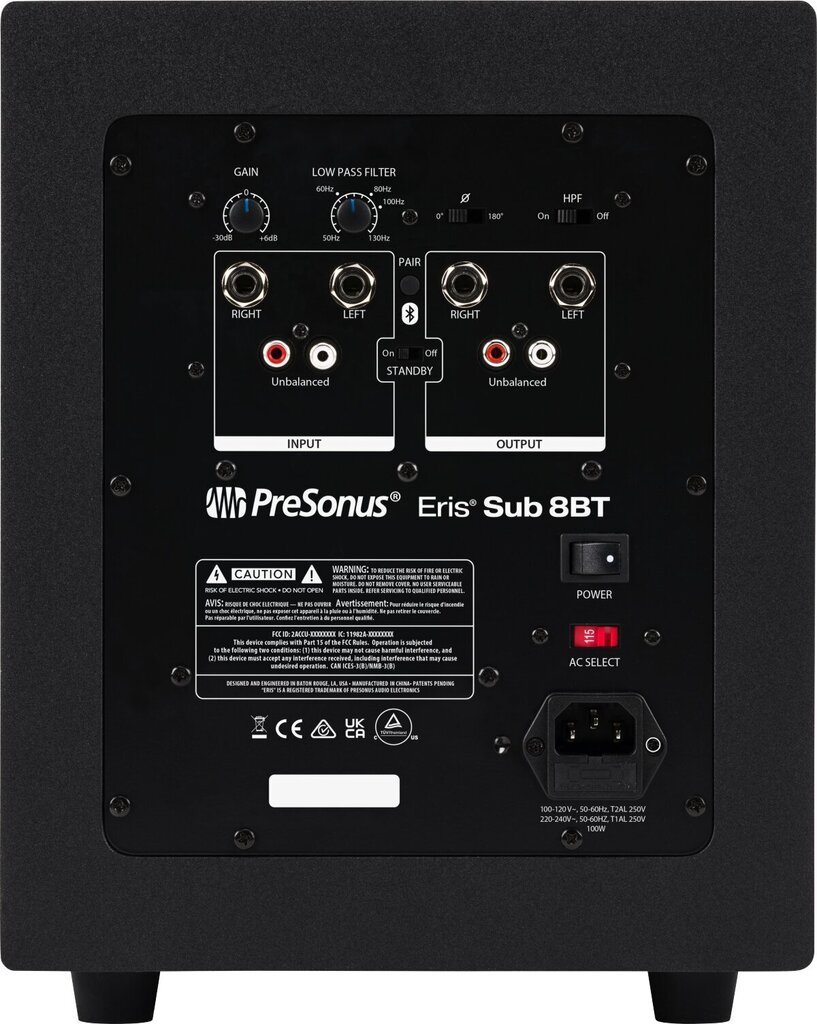 Presonus Eris Sub 8Bt Eu цена и информация | Kõlarid | hansapost.ee