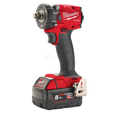 Гайковерт ударный Milwaukee M18 FIW2F12-502X, 18В, с аккумулятором цена и информация | Дрели и шуруповёрты | hansapost.ee