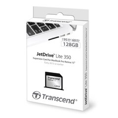 Mälukaart Transcend JetDrive Lite 350 128GB, sobib Apple MacBookPro Retina hind ja info | Fotoaparaatide mälukaardid | hansapost.ee