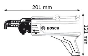 Kinnitus kruvide keeramiseks Bosch, ilma akuta hind ja info | Akutrellid, puurid ja kruvikeerajad | hansapost.ee