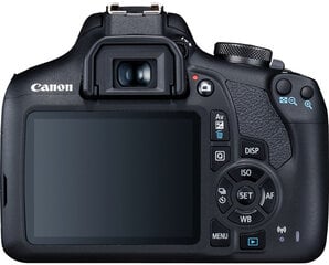 Canon EOS 2000D + 18-55 мм III Kit, черный цена и информация | Цифровые фотоаппараты | hansapost.ee