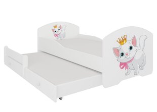 Кровать детская ADRK Furniture Pepe II, белый цвет цена и информация | Детские кровати | hansapost.ee