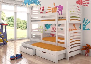 Детская кровать ADRK Furniture Maraba, белый цвет цена и информация | Детские кровати | hansapost.ee