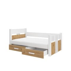 Детская кровать ADRK Furniture Bibi, белый/коричневый цвет цена и информация | Детские кровати | hansapost.ee