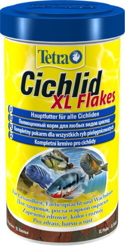 Toit suurtele dekoratiivkaladele Tetra Cichlid Xl Flakes, 500 ml цена и информация | Kalade toit | hansapost.ee