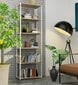 Riiul Akord Loft, 60x32x192 cm, valge/pruun цена и информация | Riiulid | hansapost.ee