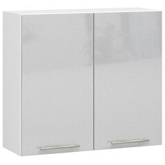 Кухонный шкаф Akord Oliwia W80, белый/серый цвет цена и информация | Кухонные шкафчики | hansapost.ee