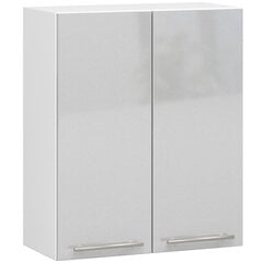 Кухонный шкаф Akord Oliwia W60, белый/серый цвет цена и информация | Кухонные шкафчики | hansapost.ee