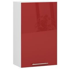 Кухонный шкаф Akord Oliwia W50, белый/красный цвет цена и информация | Кухонные шкафчики | hansapost.ee