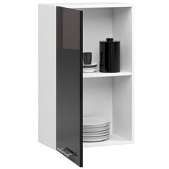Кухонный шкаф Akord Oliwia W50, белый/черный цвет цена и информация | Кухонные шкафчики | hansapost.ee