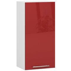 Кухонный шкаф Akord Oliwia W40, белый/красный цвет цена и информация | Кухонные шкафчики | hansapost.ee