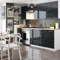 Кухонный шкаф Akord Oliwia W30, белый/серый цвет цена и информация | Кухонные шкафчики | hansapost.ee
