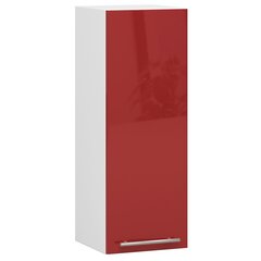 Кухонный шкаф Akord Oliwia W30, белый/красный цвет цена и информация | Кухонные шкафчики | hansapost.ee