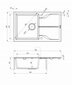 Deante graniidist köögivalamu Deante Andante ZQN T113, Anthracite hind ja info | Köögivalamud | hansapost.ee