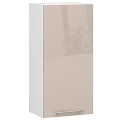 Кухонный шкаф Akord Oliwia W40, белый/коричневый цвет цена и информация | Кухонные шкафчики | hansapost.ee