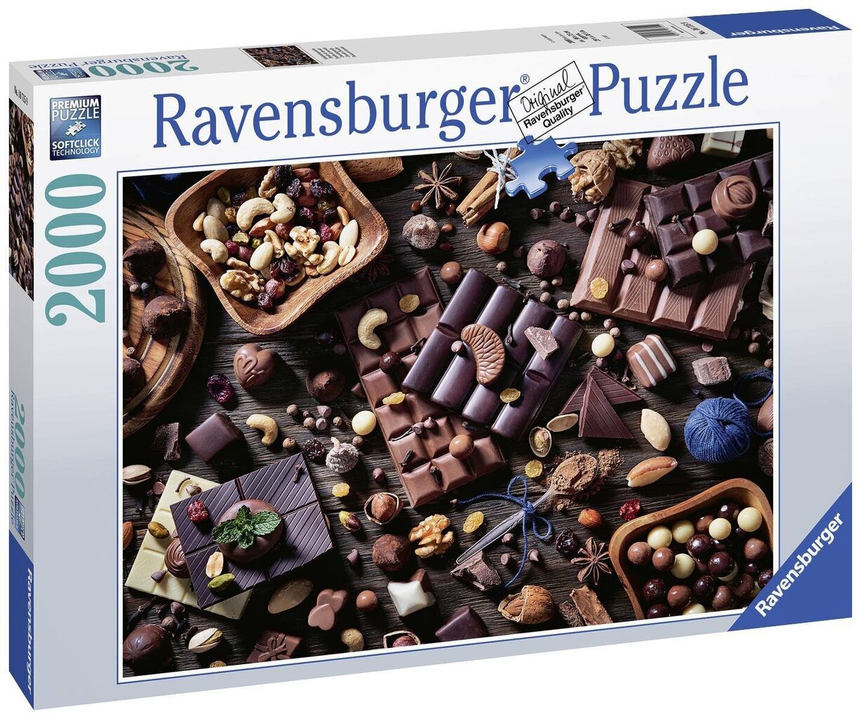 Pusle šokolaad Ravensburger 16715, 2000 tk цена и информация | Pusled lastele ja täiskasvanutele | hansapost.ee